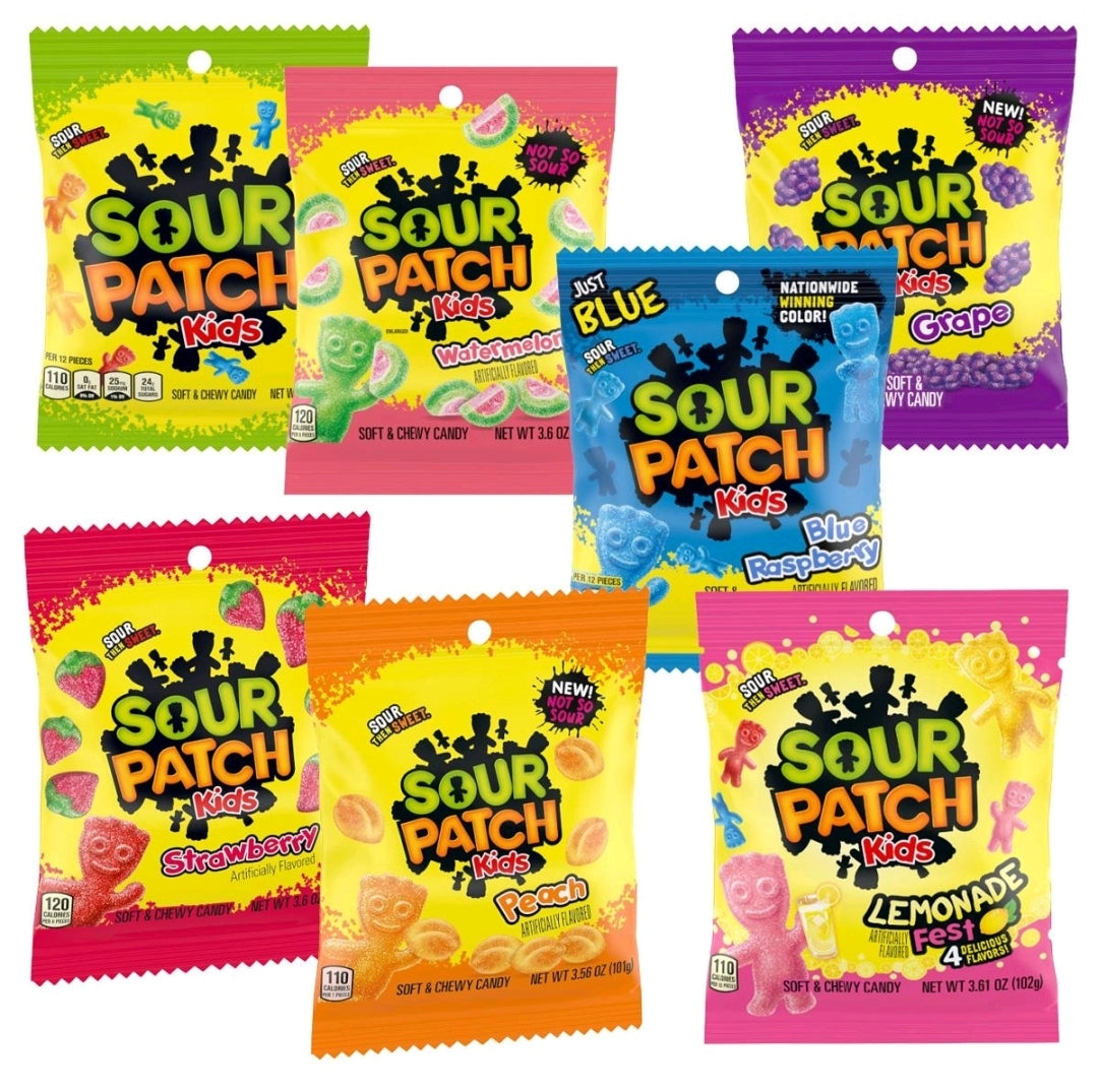 Sour Patch Kids USA Range - 3.6oz (102g)