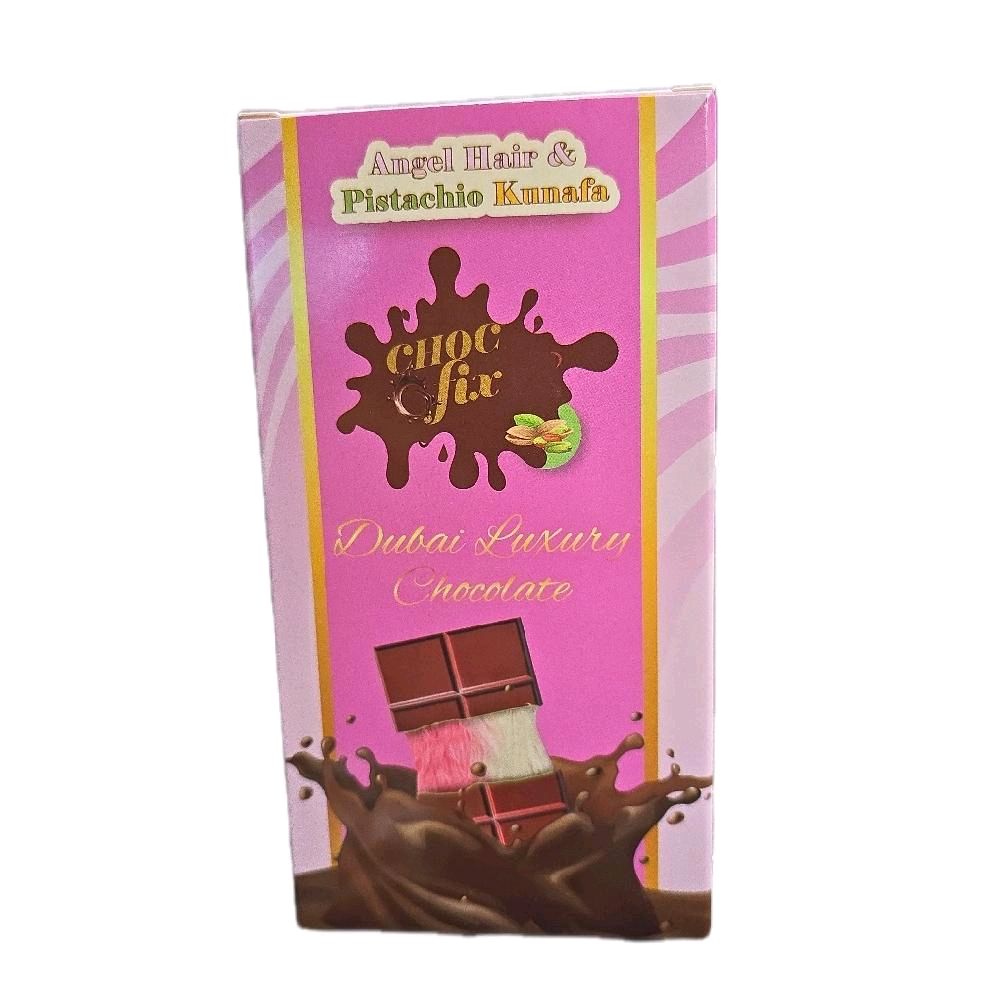 ANGEL HAIR Viral Dubai Chocolate - Viral Dubai Chocolate Pistachio & Kunafa Chocolate Bar 200g