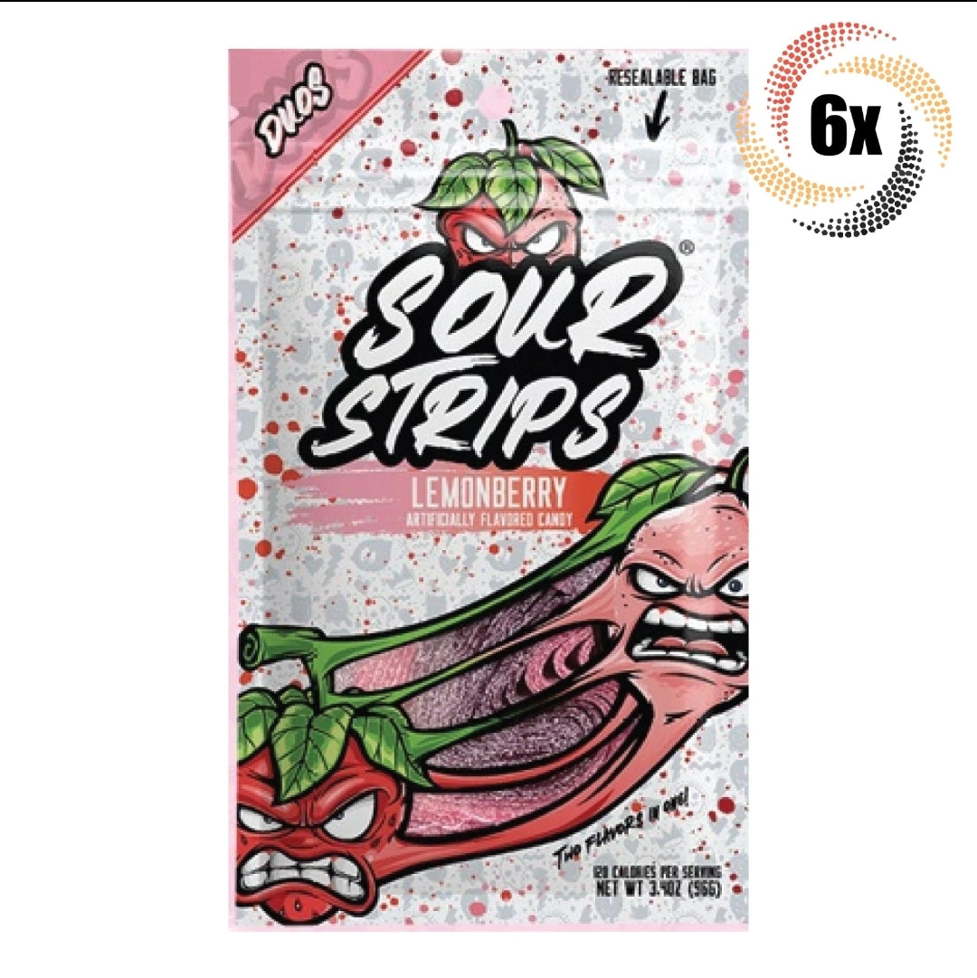 Sour strips candy