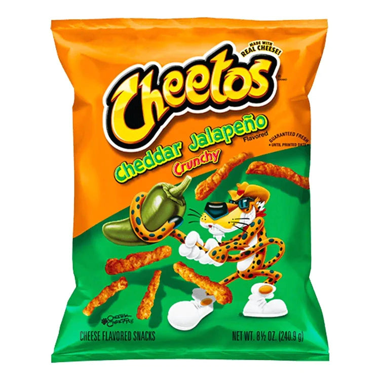 Cheetos Crunchy Cheddar Jalapeno 8oz