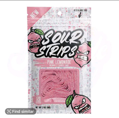 Sour strips candy