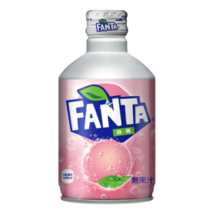 Fanta White Peach Japanese Metal Can 300ml